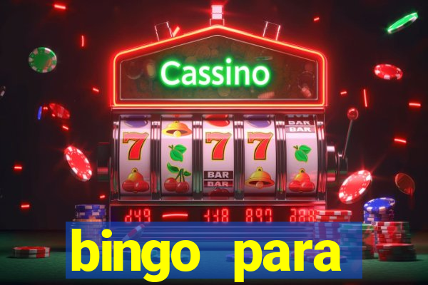 bingo para despedida de solteira para imprimir